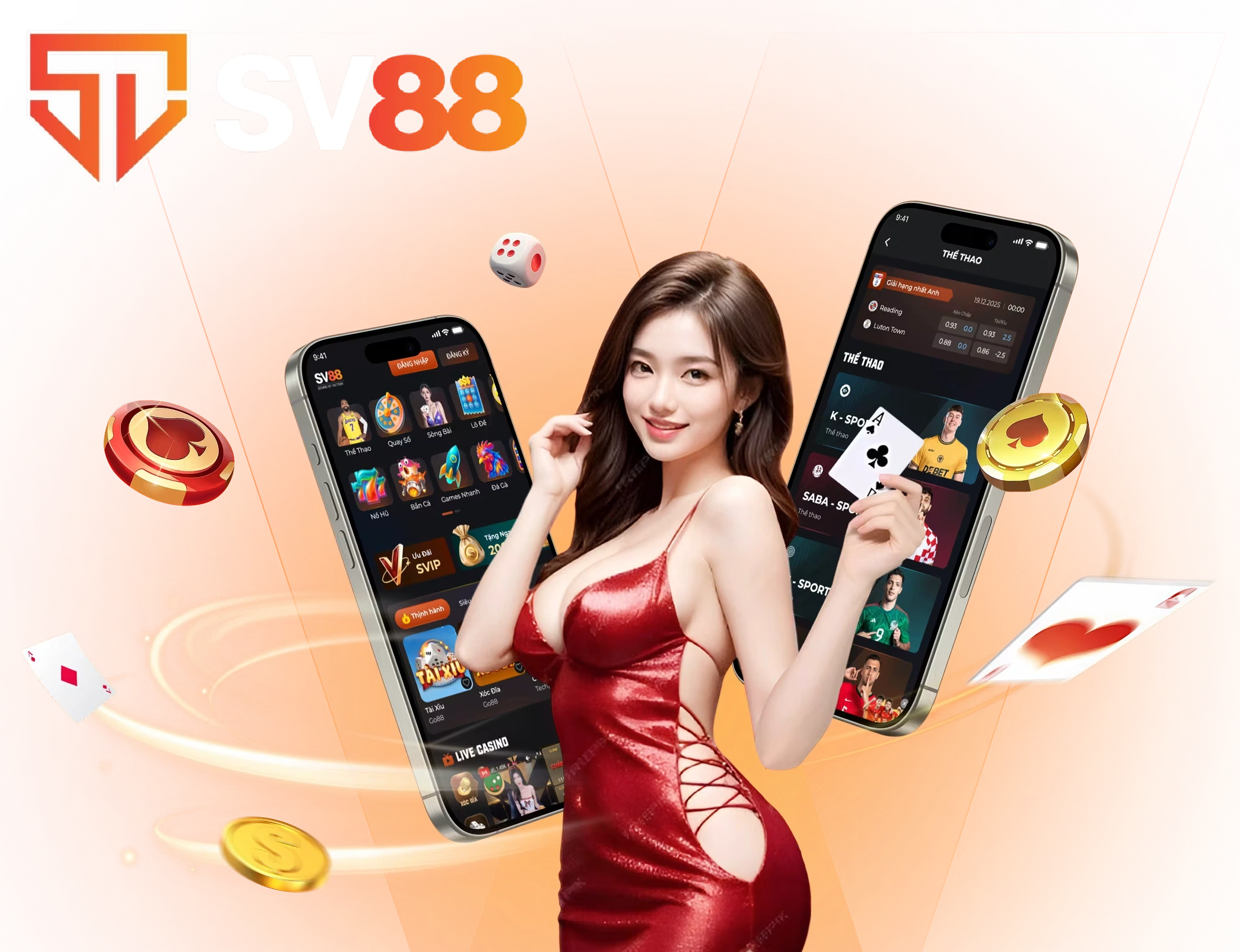 Nội dung ứng dụng tại SV88